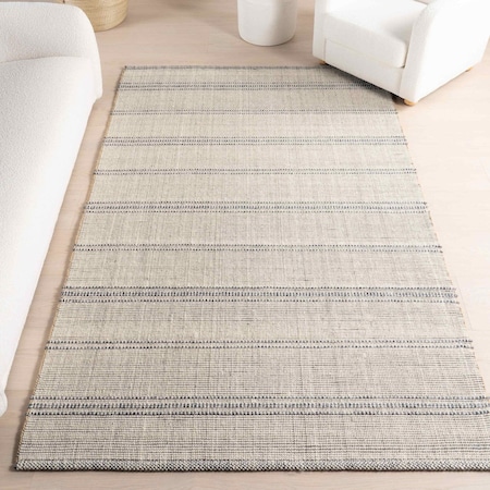 Nuloom Garnet Striped Wool Area Rug 5ft x 8ft HMSB02A-508